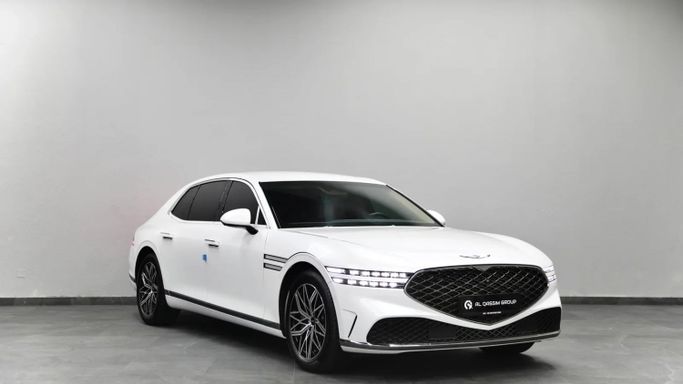 New Genesis G90 II, 3.5 l, 2025 in Sharjah by Al Qassem Cars Trading, White color. Korean Specs | AUTO.AE