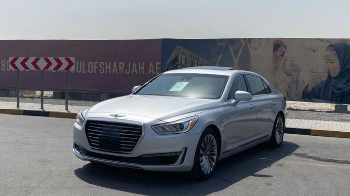 Used Genesis G90 I, 3.3 l, 2017 in Sharjah by Halla Cars, Silver color. American Specs | AUTO.AE
