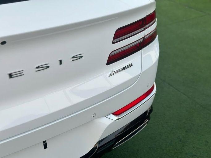 Used Genesis GV80 I, 3.5 l, 2022 in Sharjah by Badar Used Cars, White color.  | AUTO.AE