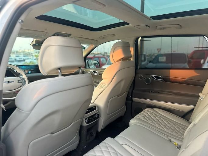 Used Genesis GV80 I, 3.5 l, 2022 in Sharjah by Badar Used Cars, White color.  | AUTO.AE