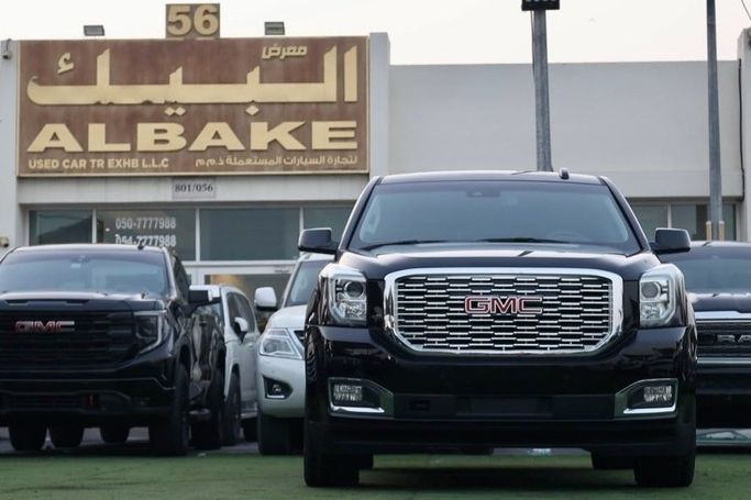 Подержанный GMC Yukon IV (GMT K2UG), 6.2 л, 2019 в Шардже от Al Bake Used Cars Черный цвет. GCC | AUTO.AE