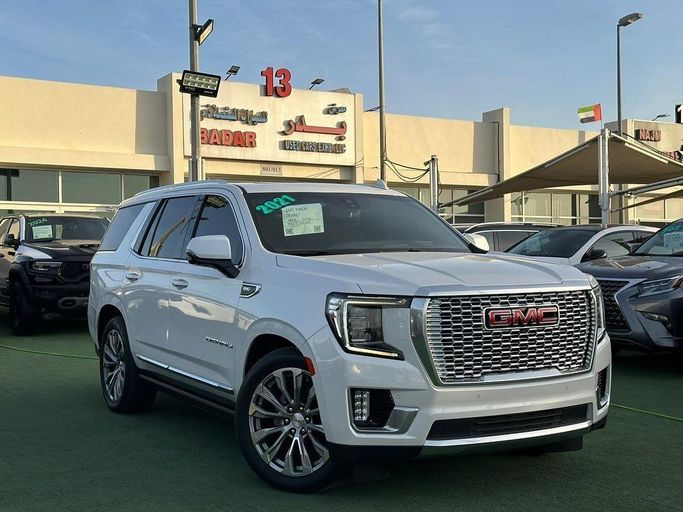Used GMC Yukon V, 6.2 l, 2021 in Sharjah by Badar Used Cars, White color.  | AUTO.AE