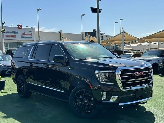 Used GMC Yukon XL V, 5.3 l, 2023 in Sharjah by Badar Used Cars, Black color.  | AUTO.AE
