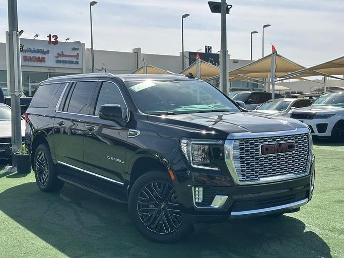 Used GMC Yukon XL V, 6.2 l, 2021 in Sharjah by Badar Used Cars, Black color.  | AUTO.AE
