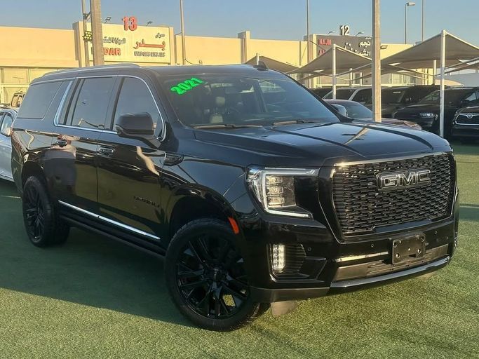 Used GMC Yukon XL V, 6.2 l, 2021 in Sharjah by Badar Used Cars, Black color.  | AUTO.AE