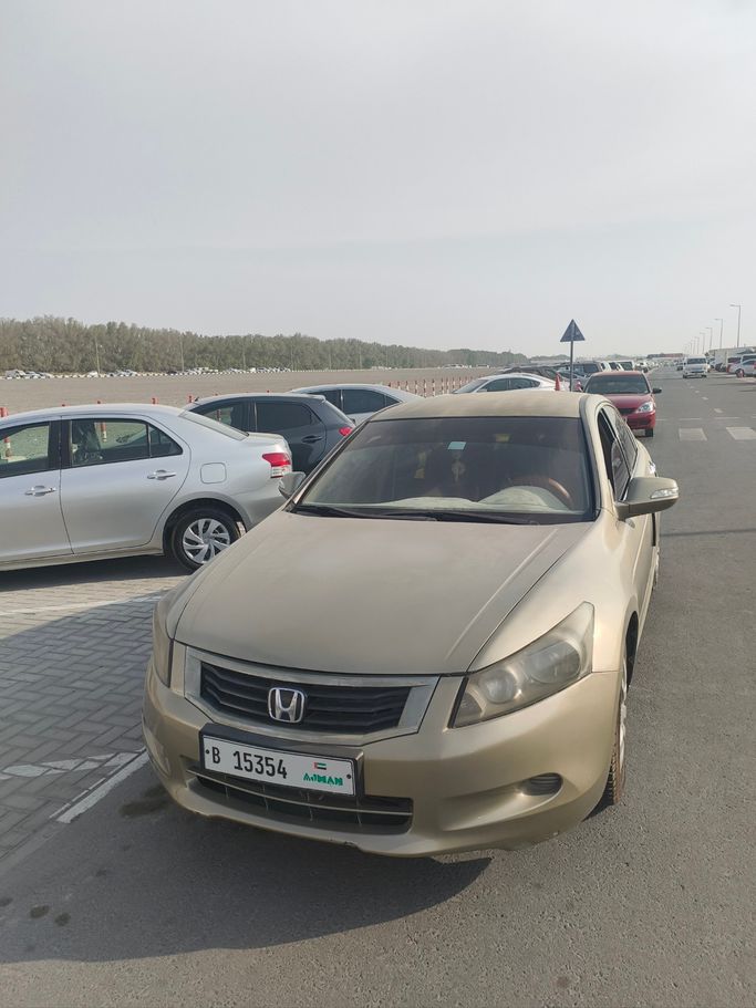 Подержанный Honda Accord VII Рестайлинг, 2.4 л, 2008 в Шардже Золотистый цвет. GCC | AUTO.AE | Объявление #272275