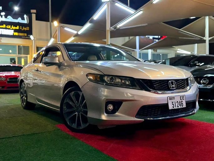 Подержанный Honda Accord IX, 3.5 л, 2014 в Шардже от Al Muhtaref Used Cars Серебристый цвет. GCC | AUTO.AE | Объявление #272365
