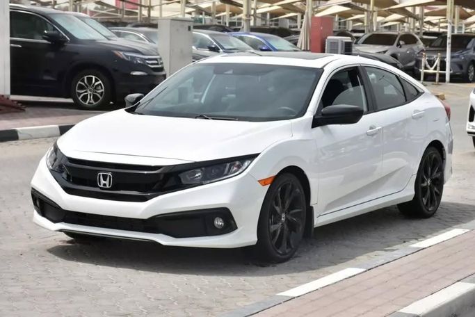 Used Honda Civic X, 1.5 l, 2020 in Sharjah by Alfaris Used Cars, White color. Other | AUTO.AE