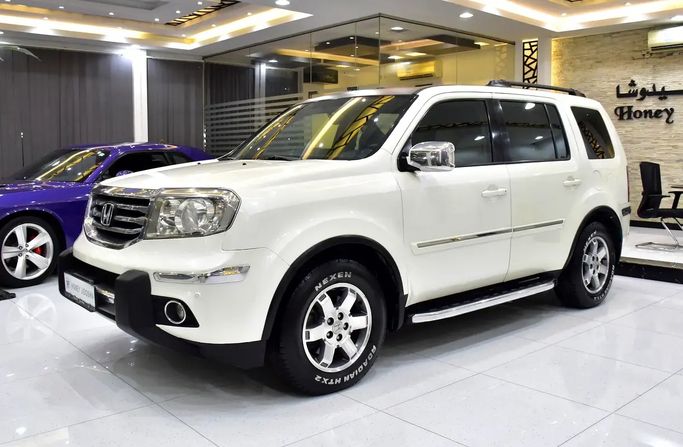 Подержанный Honda Pilot II Рестайлинг, 3.5 л, 2015 в Шардже от Honey Jidosha Used Cars Tr. Белый цвет. GCC | AUTO.AE | Объявление #272960