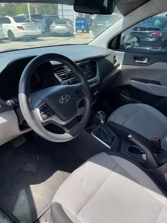Used Hyundai Accent V, 1.6 l, 2020 in Sharjah by Noor Al Seyoh Used Cars, Silver color. GCC Specs | AUTO.AE