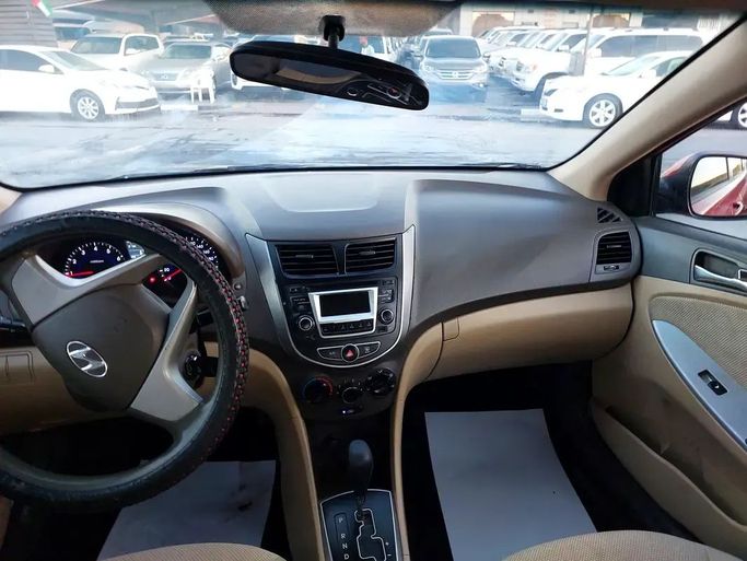 Used Hyundai Accent IV, 1.6 l, 2015 in Sharjah by Al Aqsa Used Cars, Red color. GCC Specs | AUTO.AE