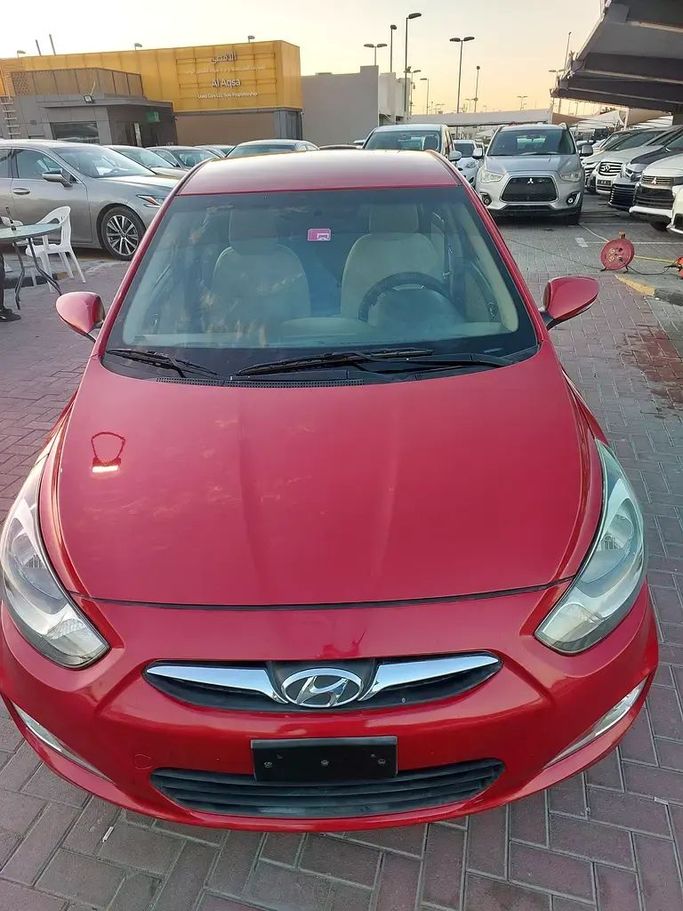 Used Hyundai Accent IV, 1.6 l, 2015 in Sharjah by Al Aqsa Used Cars, Red color. GCC Specs | AUTO.AE