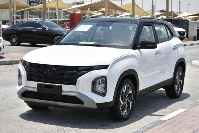 New Hyundai Creta II Facelift, 2.0 l, 2025 in Sharjah by Alfaris Used Cars, White color. GCC Specs | AUTO.AE