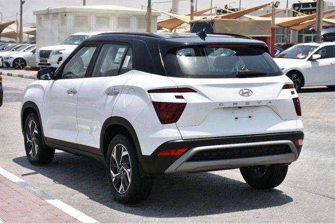 New Hyundai Creta II Facelift, 2.0 l, 2025 in Sharjah by Alfaris Used Cars, White color. GCC Specs | AUTO.AE