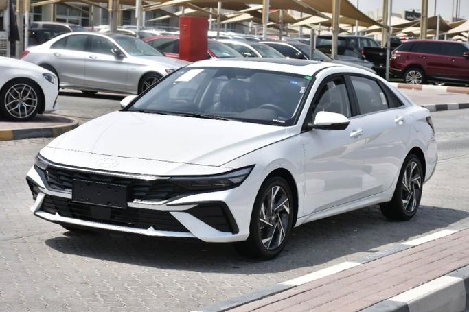New Hyundai Elantra VII (CN7) Facelift, 1.6 l, 2025 in Sharjah by Alfaris Used Cars, White color. Other | AUTO.AE