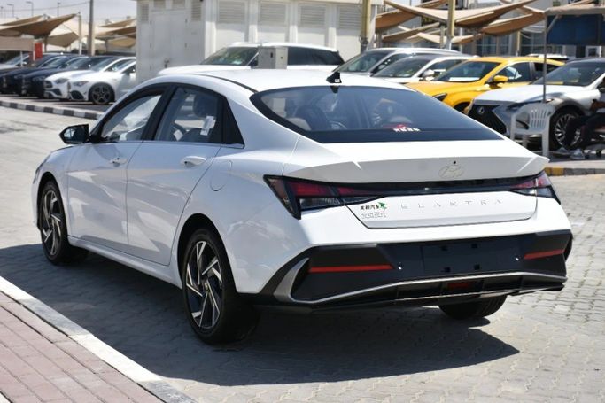 New Hyundai Elantra VII (CN7) Facelift, 1.6 l, 2024 in Sharjah by Alfaris Used Cars, White color. Other | AUTO.AE