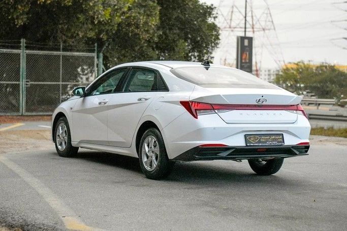 Used Hyundai Elantra VII (CN7) Facelift, 1.6 l, 2023 in Sharjah by First Choice Cars, White color. GCC Specs | AUTO.AE
