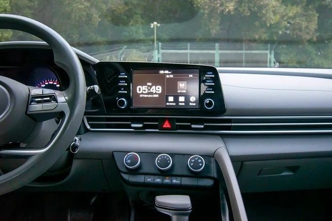 Used Hyundai Elantra VII (CN7) Facelift, 1.6 l, 2023 in Sharjah by First Choice Cars, White color. GCC Specs | AUTO.AE