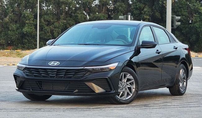 Used Hyundai Elantra VII (CN7) Facelift, 1.6 l, 2024 in Sharjah by Nassem Al Sham Used Cars, Black color. GCC Specs | AUTO.AE