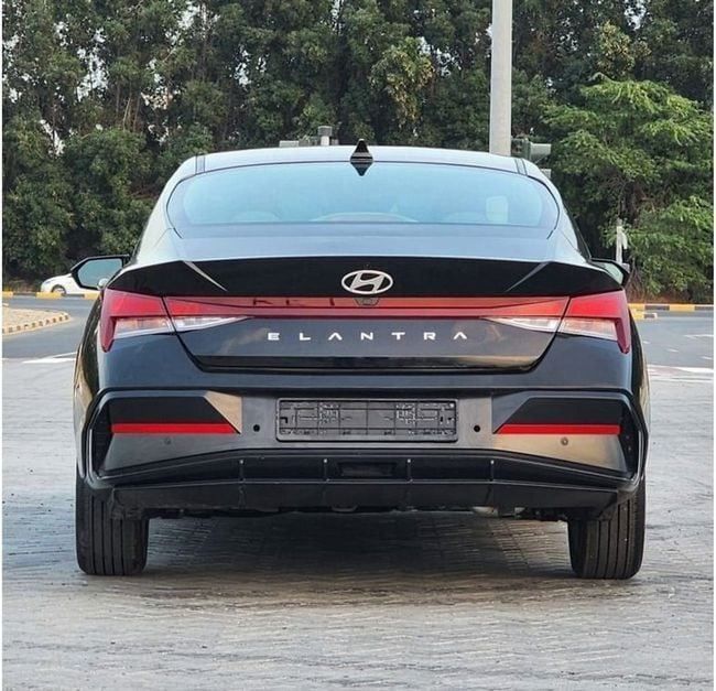 Used Hyundai Elantra VII (CN7) Facelift, 1.6 l, 2024 in Sharjah by Nassem Al Sham Used Cars, Black color. GCC Specs | AUTO.AE
