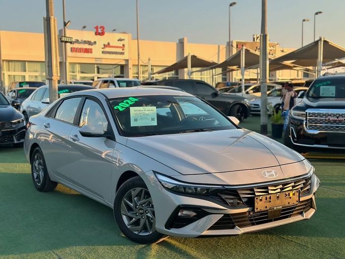 Used Hyundai Elantra VII (CN7) Facelift, 1.6 l, 2024 in Sharjah by Badar Used Cars, White color.  | AUTO.AE