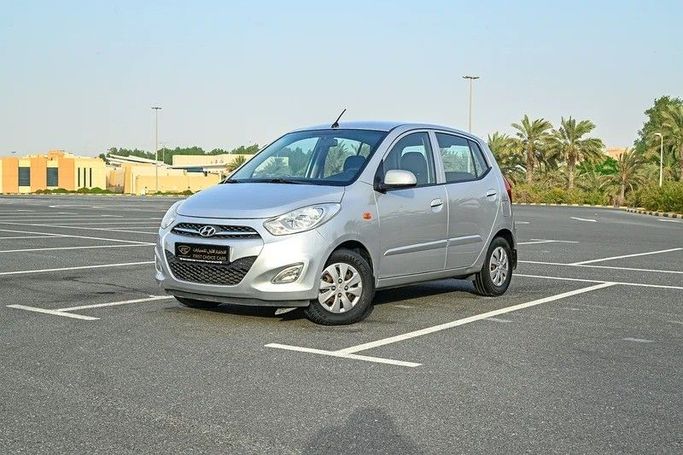 Used Hyundai i10 II, 1.0 l, 2015 in Sharjah by First Choice Cars, Silver color. GCC Specs | AUTO.AE