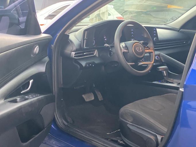 Used Hyundai Kona I Facelift, 1.6 l, 2021 in Sharjah by Najmat Almajarah Motors, Blue color. American Specs | AUTO.AE