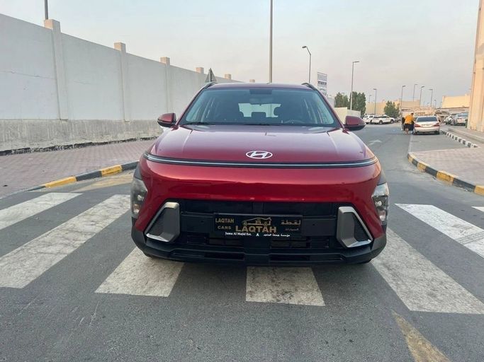 Used Hyundai Kona II (SX2), 1.6 l, 2024 in Sharjah by Laqtah Used Cars, Red color. GCC Specs | AUTO.AE