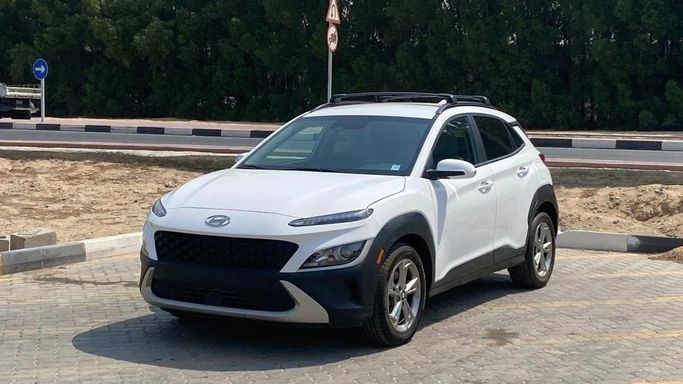 Used Hyundai Kona I Facelift, 2.0 l, 2022 in Sharjah by Halla Cars, White color. American Specs | AUTO.AE