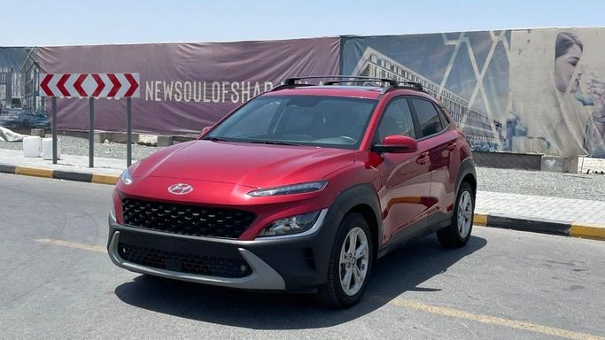 Подержанный Hyundai Kona I Рестайлинг, 2.0 л, 2022 в Шардже от Halla Cars Красный цвет. Американская | AUTO.AE