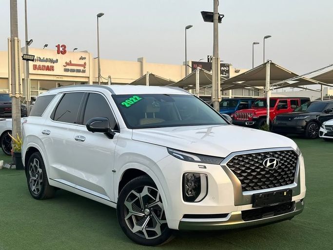 Подержанный Hyundai Palisade I, 3.8 л, 2022 в Шардже от Badar Used Cars Белый цвет.  | AUTO.AE