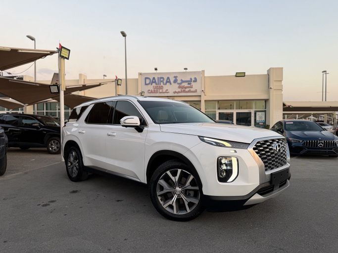Подержанный Hyundai Palisade I, 3.8 л, 2022 в Шардже Белый цвет. GCC | AUTO.AE