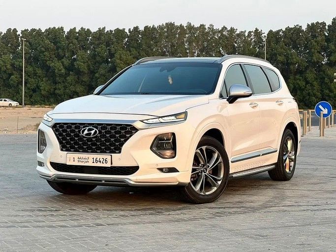 Подержанный Hyundai Santa Fe IV (China Market), 2.0 л, 2019 в Шардже от Al Rukin Al Saudi Белый цвет. Корейская | AUTO.AE