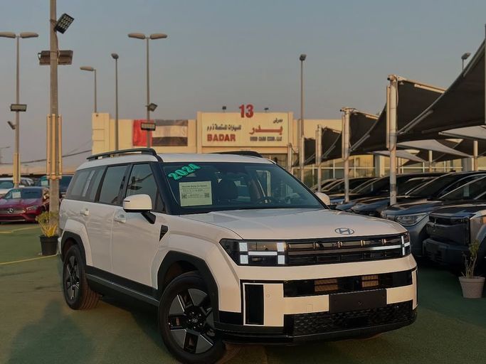 Used Hyundai Santa Fe V (MX5), 1.6 l, 2024 in Sharjah by Badar Used Cars, White color.  | AUTO.AE
