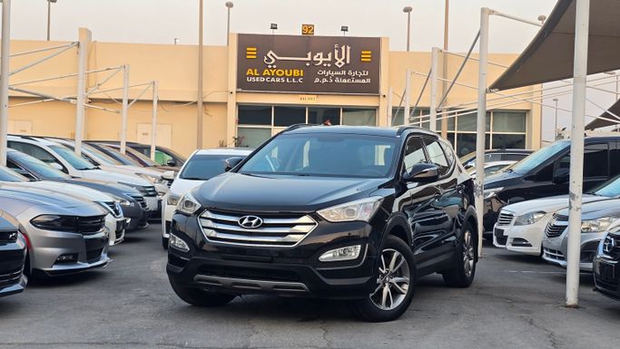 Подержанный Hyundai Santa Fe III, 2.4 л, 2013 в Шардже от Al Ayoubi Used Cars Черный цвет. GCC | AUTO.AE | Объявление #273029