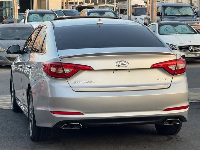 Used Hyundai Sonata VII (LF), 2.0 l, 2016 in Sharjah by Titanium Used Cars, Silver color. American Specs | AUTO.AE