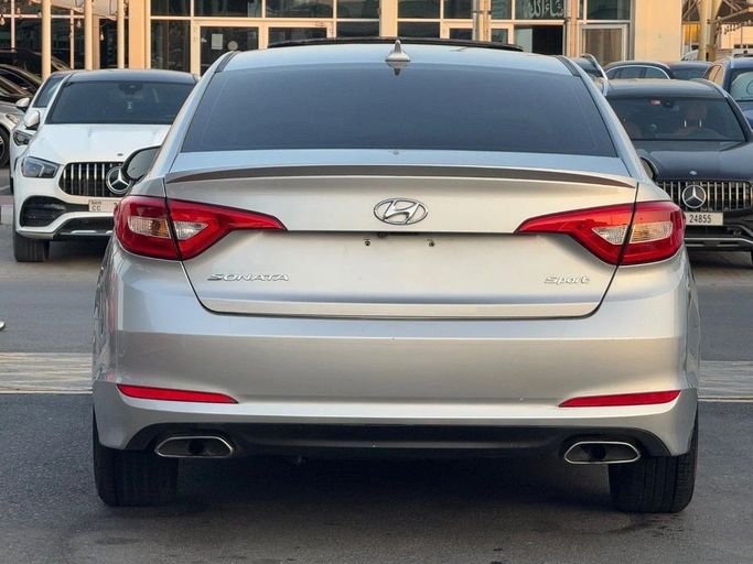 Used Hyundai Sonata VII (LF), 2.0 l, 2016 in Sharjah by Titanium Used Cars, Silver color. American Specs | AUTO.AE