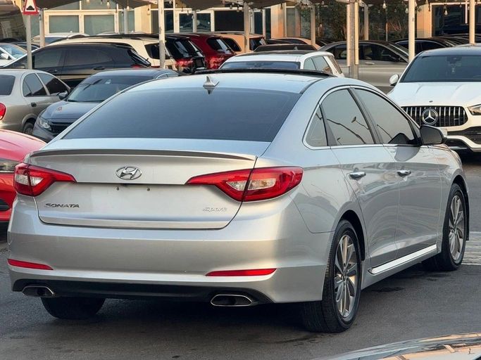 Used Hyundai Sonata VII (LF), 2.0 l, 2016 in Sharjah by Titanium Used Cars, Silver color. American Specs | AUTO.AE