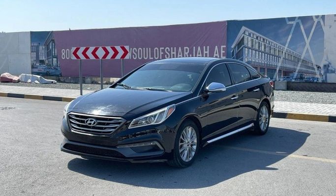 Подержанный Hyundai Sonata VII (LF), 2.4 л, 2015 в Шардже от Halla Cars Черный цвет. Американская | AUTO.AE