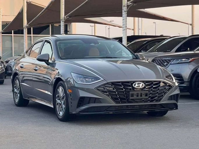 Used Hyundai Sonata VIII (DN8), 2.5 l, 2021 in Sharjah by Al Nukhba Al Malakyah Used Cars, Grey color. American Specs | AUTO.AE