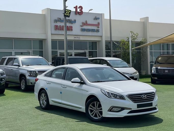 Used Hyundai Sonata VII (LF) Facelift, 2.0 l, 2018 in Sharjah by Badar Used Cars, White color.  | AUTO.AE