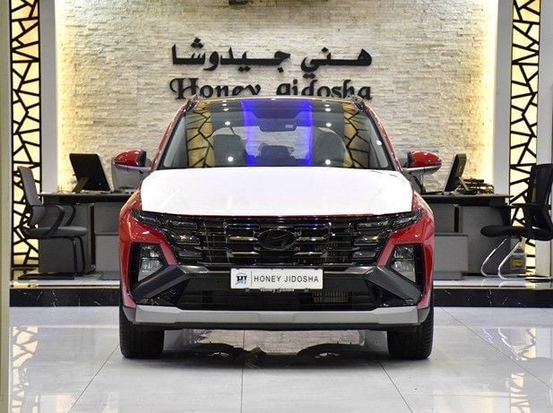 جديدة Hyundai Tucson شد الوجه IV, 2.0 l, 2025 في في الشارقة من Honey Gidosha Used Cars Tr.، اللون أحمر.  | AUTO.AE