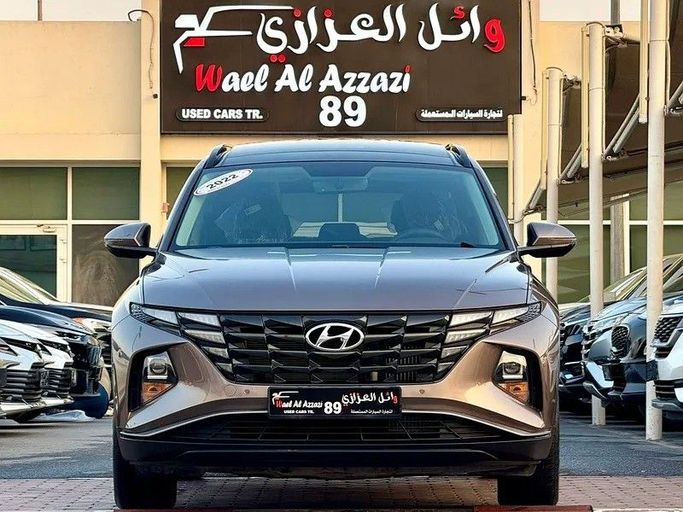 Used Hyundai Tucson IV, 1.6 l, 2022 in Sharjah by Wael Al Azzazi Used Cars, Beige color. GCC Specs | AUTO.AE