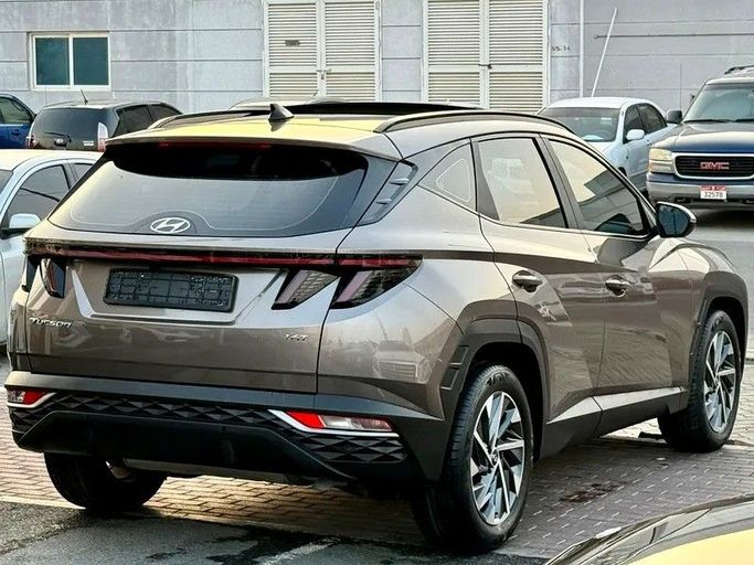 Used Hyundai Tucson IV, 1.6 l, 2022 in Sharjah by Wael Al Azzazi Used Cars, Beige color. GCC Specs | AUTO.AE
