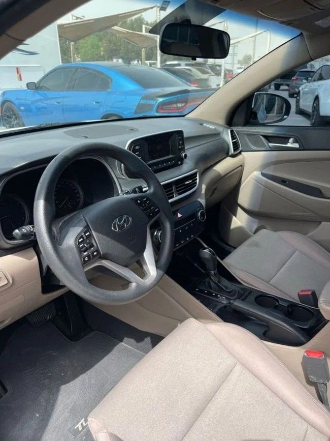 Used Hyundai Tucson III Facelift, 2.0 l, 2021 in Sharjah by Noor Al Seyoh Used Cars, White color. GCC Specs | AUTO.AE
