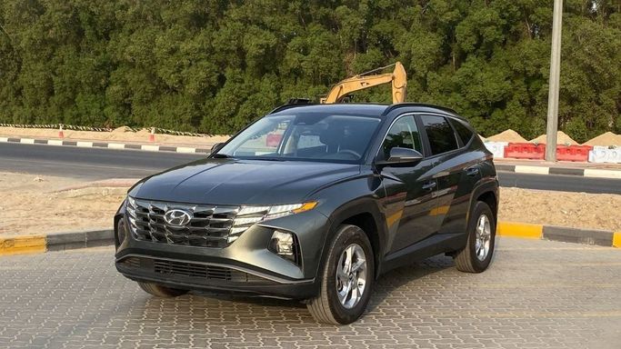 Used Hyundai Tucson IV, 2.5 l, 2022 in Sharjah by Halla Cars, Grey color. American Specs | AUTO.AE
