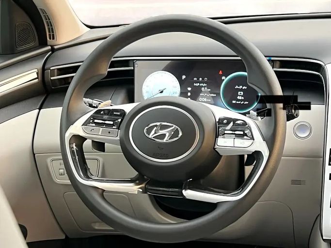 New Hyundai Tucson IV, 1.6 l, 2024 in Sharjah by Al Wisam Al Malaki Used Cars, White color. GCC Specs | AUTO.AE