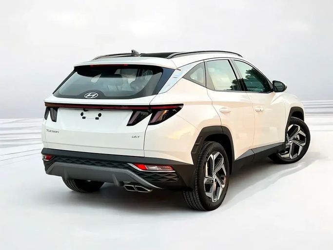 New Hyundai Tucson IV, 1.6 l, 2024 in Sharjah by Al Wisam Al Malaki Used Cars, White color. GCC Specs | AUTO.AE