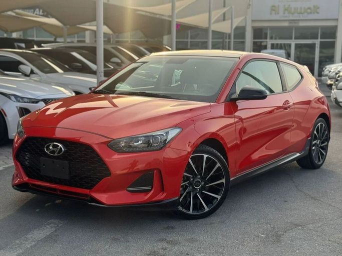 Used Hyundai Veloster II, 1.6 l, 2019 in Sharjah by Nour Alnukhba Motors, Red color.  | AUTO.AE