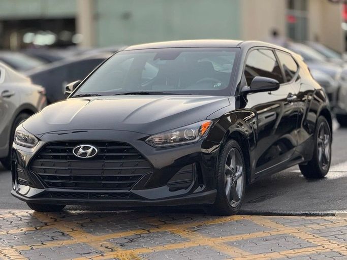 Used Hyundai Veloster II, 2.0 l, 2020 in Sharjah by Titanium Used Cars, Black color. American Specs | AUTO.AE